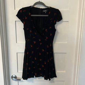 Lulus deep v mini dress